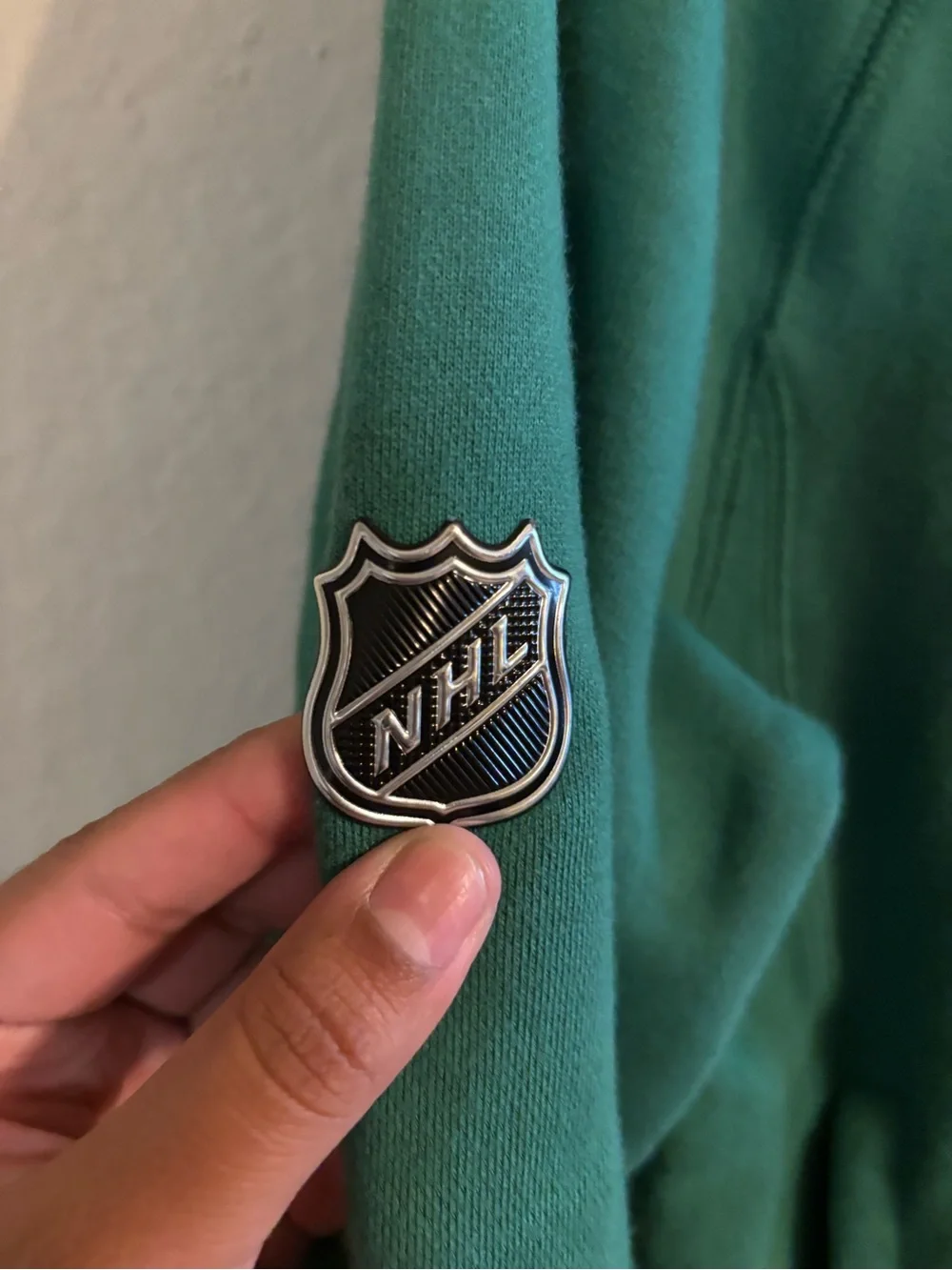 NHL Green Dallas Stars Crewneck Pullover Hoodie
